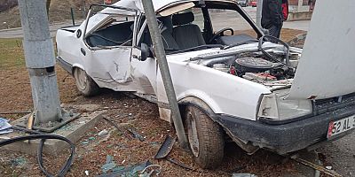 Boyabat İtfaiye Kavşağı Trafik Kazası 1 Yaralı