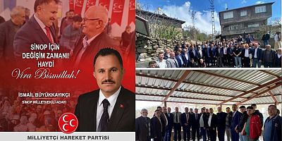 MHP Sinop Milletvekili Adayı İsmail Büyükkayıkçı'ya Durağan'da Büyük İlgi Oldu