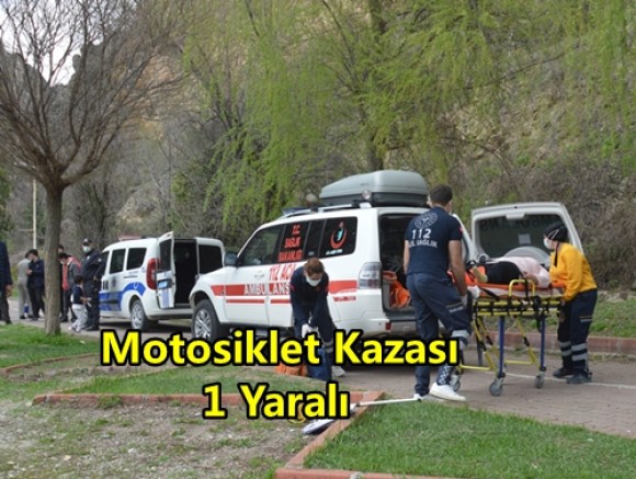 Boyabat'ta Motosiklet Kazası 1 Yaralı