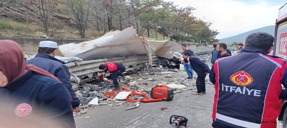 Boyabat Çulhalı Mevkiinde Feci Trafik Kazası! 1 Ölü