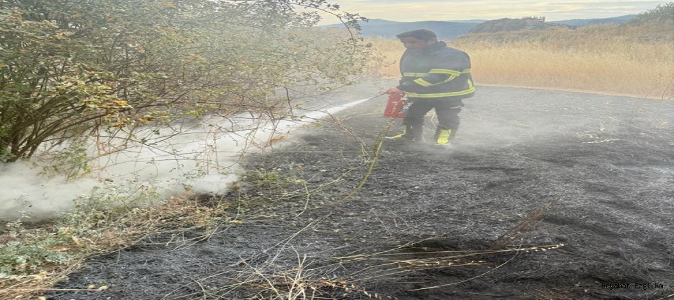 Boyabat Kalesinde Yangın Son Dakika