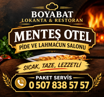 Boyabat Lokanta & Restoran | Menteş Otel Pide ve Lahmacun Salonu