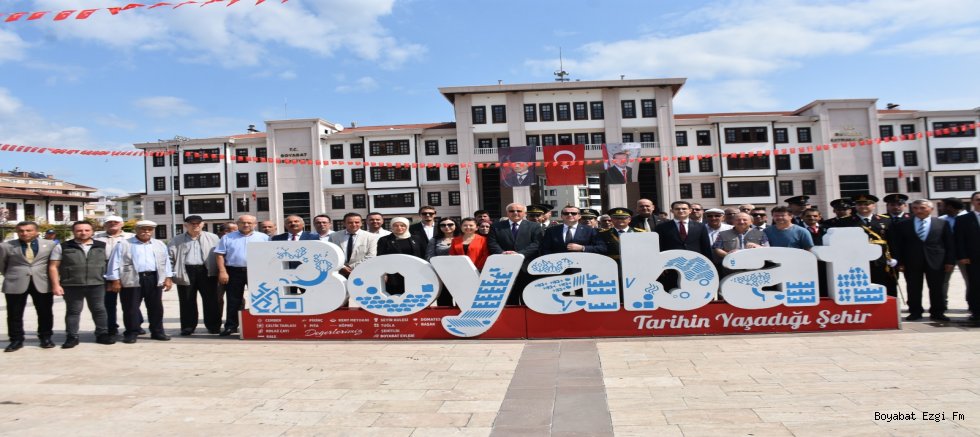 Boyabat'ta 30 Ağustos Zafer Bayramı töreni