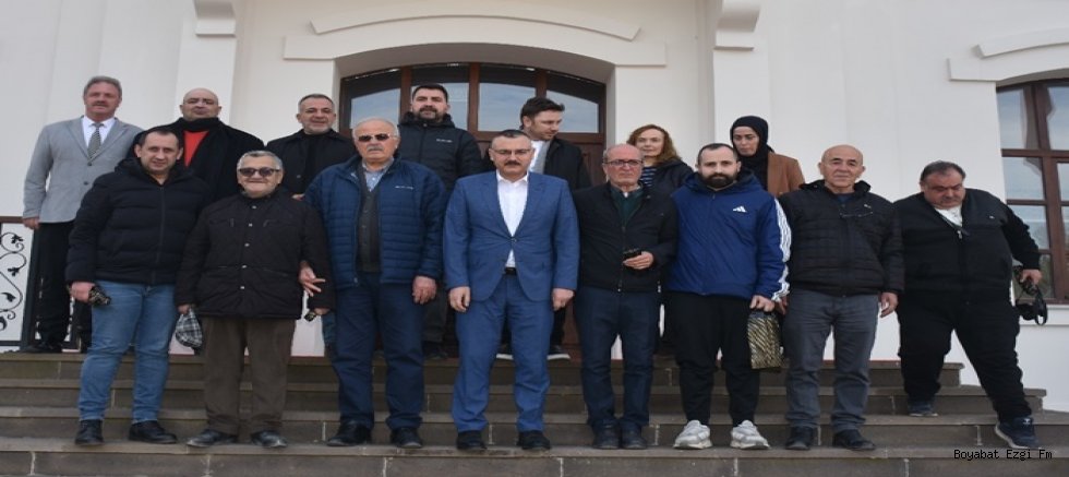 Boyabat’ta Basın ve Protokol Bir Araya Geld