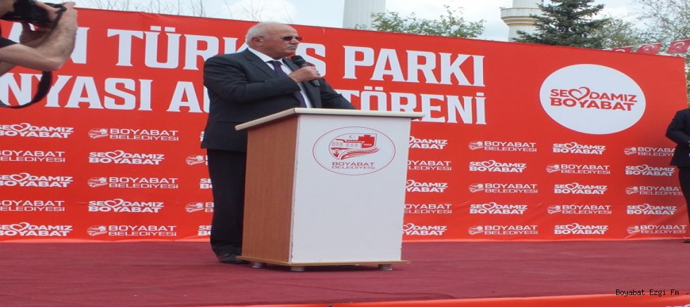 Boyabat’ta Dev Açılış Alparslan Türkeş Parkı 