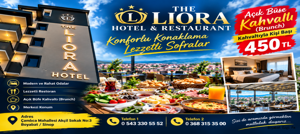 Boyabat’ta Yeni Nesil Otel ve Restoran Anlayışı: The Liora Fark Yaratıyor