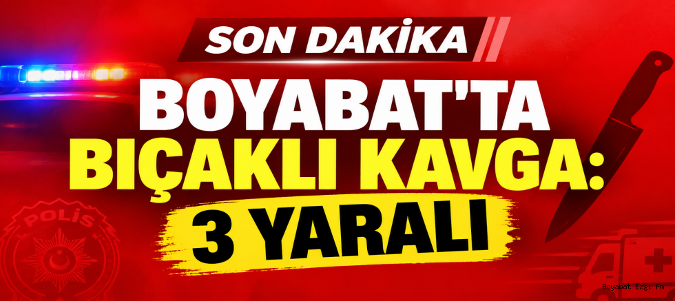 Boyabat’taki Bıçaklı Kavgada Ortalık Karıştı