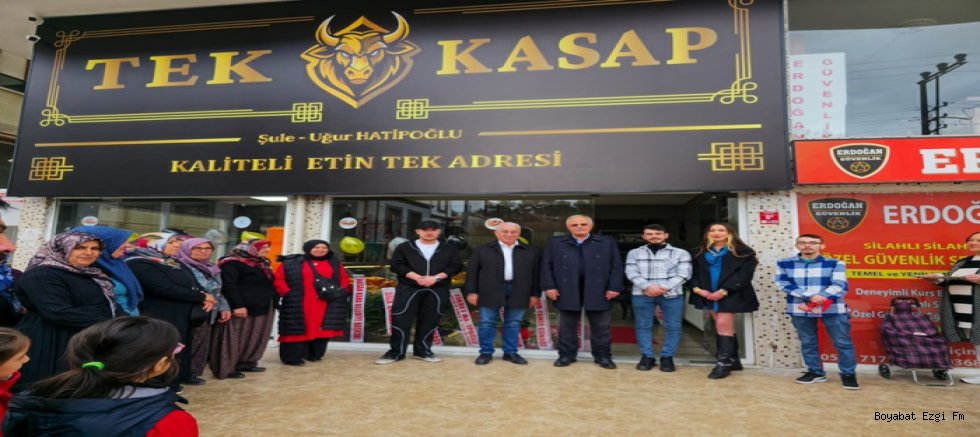 Boyabat Tek Kasap Açıldı