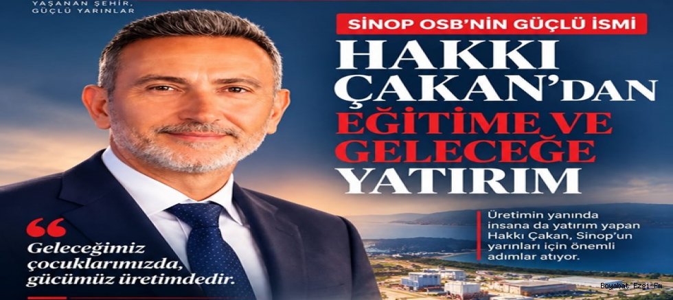 Boyabat ve Sinop Çevresine Değer Katan Başkan Hakkı Çakan’dan Örnek Projeler
