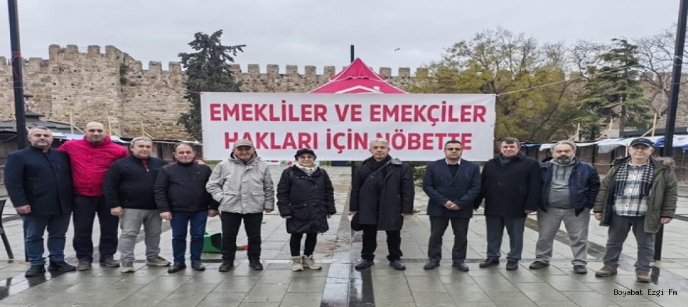 CHP’den Emekli Nöbetine Sinop’ta Çadır Eylemi