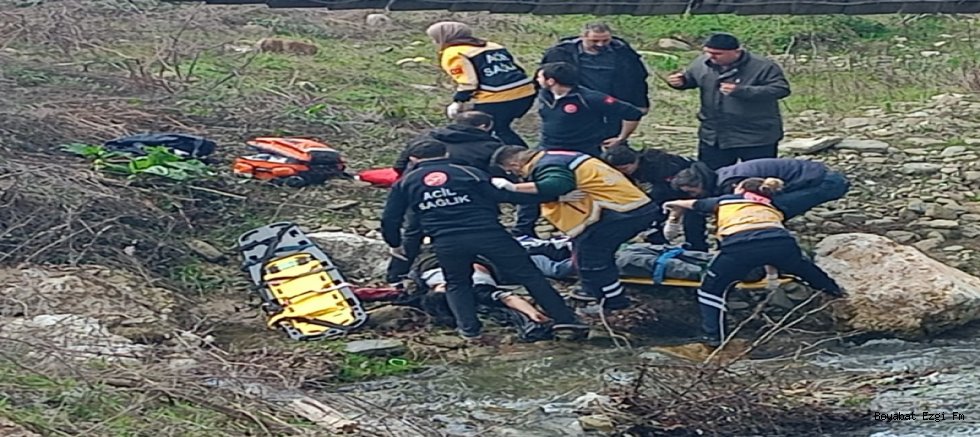 Erfelek ilçesinde bugün yaşanan ilginç olayda 2 kişi yaralandı.