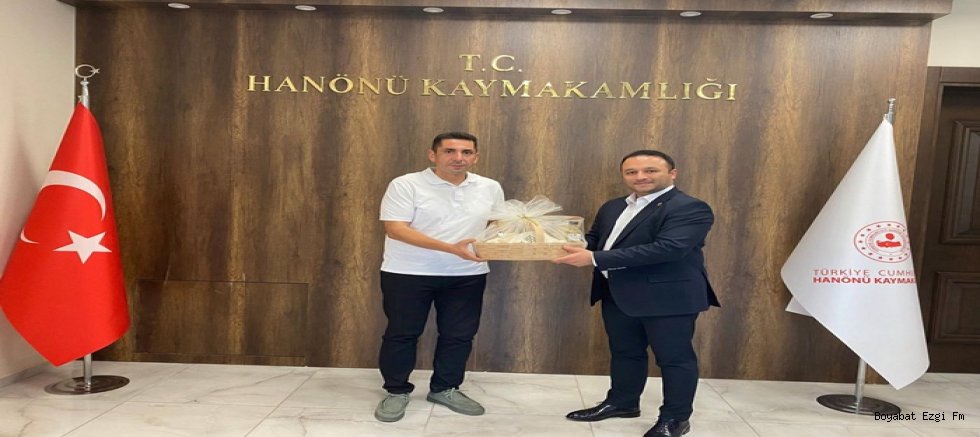Hanönü’de Sürpriz Ziyaret: Mehmet Derici Kaymakam Uslu  Görüşme Yaptı