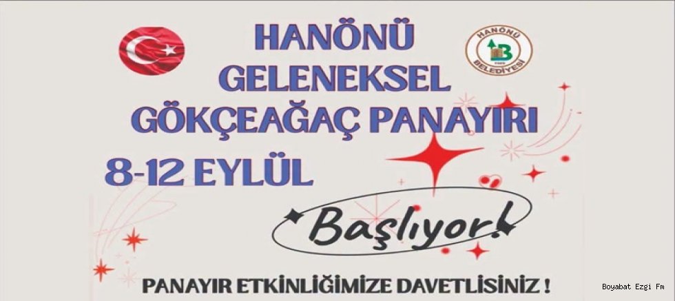 Hanönü Gökçeağaç Panayırı Başlıyor! Konser Programı ve Detaylar