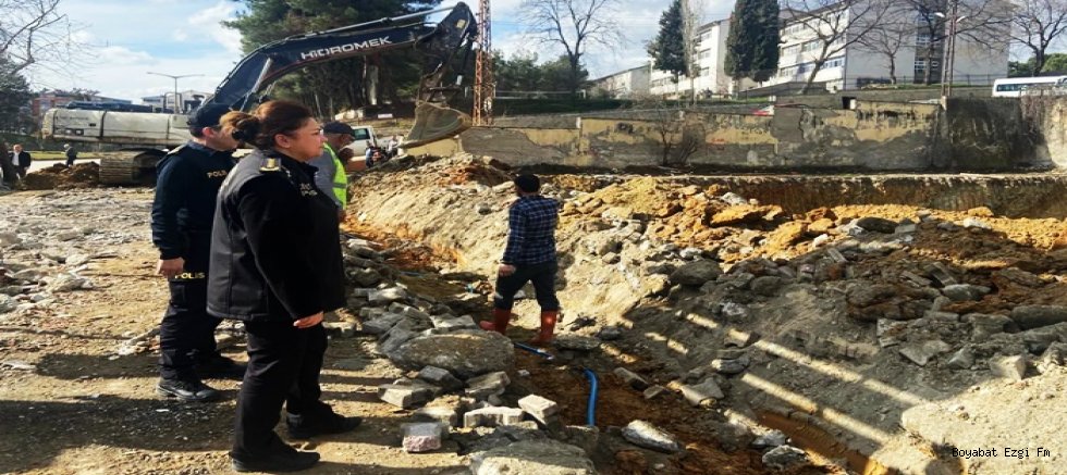 Sinop İl Emniyet Müdürü Sibel Kılıçoğlu Boyabat’ta İncelemelerde Bulundu