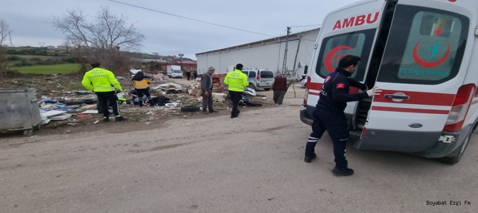 Sinop Küçük Sanayi Sitesi Yan Yolunda Trafik Kazası: 1 Yaralı