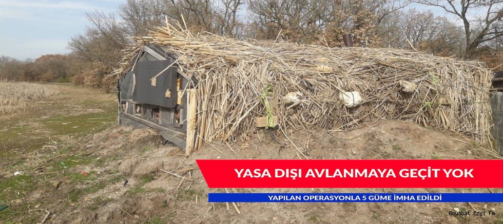 Sinop'ta Çok Sayıda Av Malzemesine El Konuldu