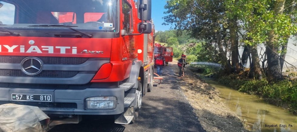 Sinop'ta korkutan yangın! 4 itfaiye aracı müdahale etti