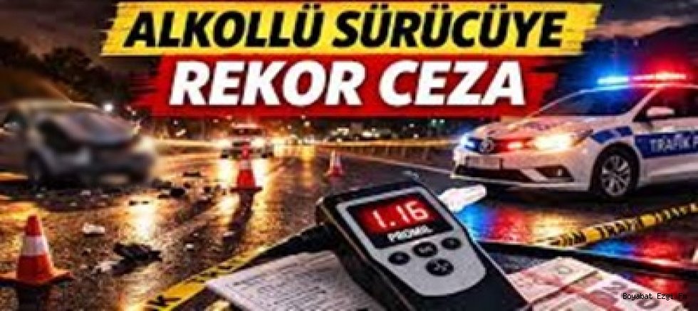 Sürücüye 190 Bin Lira Para Cezası Yazıldı