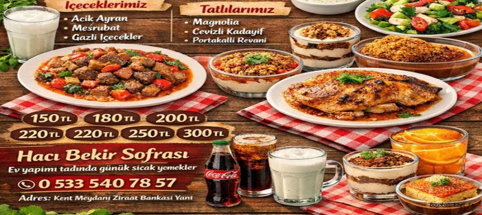 Tablldot Usulü Ev Yemeklerinin Adresi Hacı Bekir Sofrası