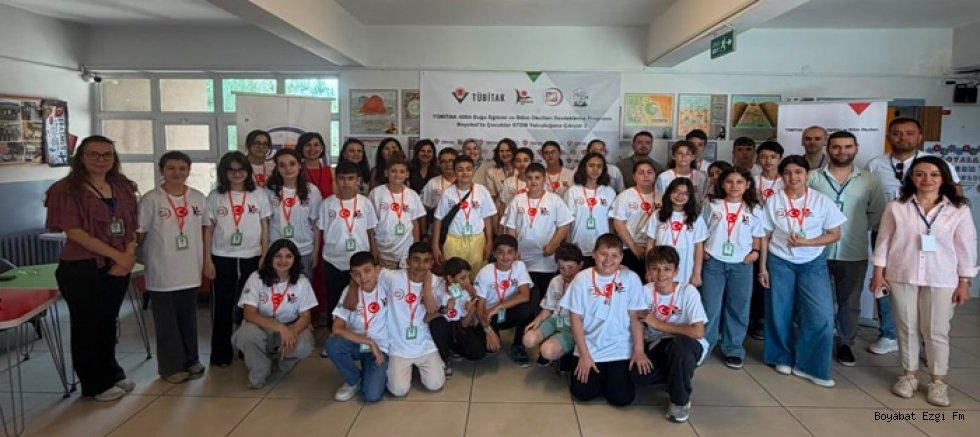 TÜBİTAK 4004 Destekli “Boyabat’ta Çocuklar STEM Yolculuğuna Çıkıyor