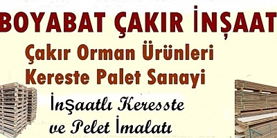 Ali İhsan Çakır – Çakır Kereste ve Palet İmalat Boyabat'ta Hizmetinizde