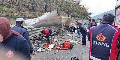 Boyabat Çulhalı Mevkiinde Feci Trafik Kazası! 1 Ölü