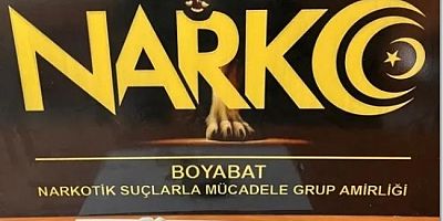 Boyabat uyuşturucu operasyonu