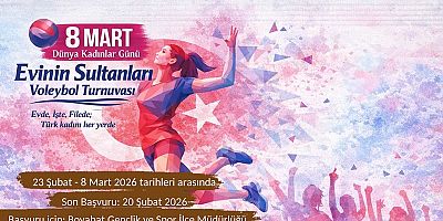 Boyabat’ta 8 Mart’a Özel “Evinin Sultanları” Voleybol Turnuvası