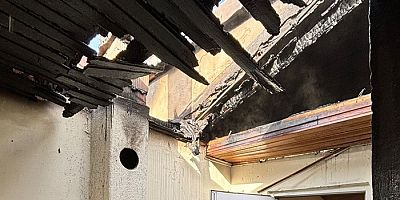 Boyabat’ta Bacadan Çıkan Yangın Çatıyı Sardı