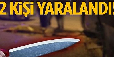 Boyabat'ta Bıçaklı Kavga 2 Kişi  Yaralandı