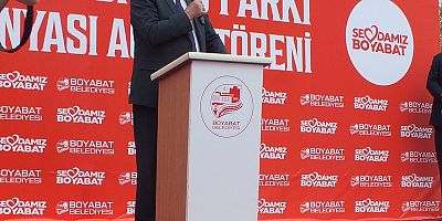 Boyabat’ta Dev Açılış Alparslan Türkeş Parkı 