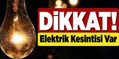 Boyabat Durağan ve Saraydüzü'nde  Elektrik Kesintisi