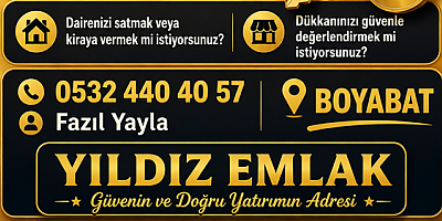  Boyabat’ta Kiralık Daire ve İş Yeri Aramanın En Güvenilir Yolu