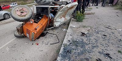 Boyabat'ta Trafik Kazası 1 Ölü 1 Yaralı