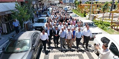 Durağan Belediyesi Yağmur ve Şükür Duası programı halk yürüyüşü