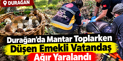 Durağan’da Mantar Toplarken Düşen Emekli Vatandaş Ağır Yaralandı