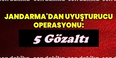 Durağan’da Uyuşturucu Operasyonu