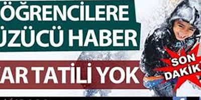 Eğitime Ara Yok