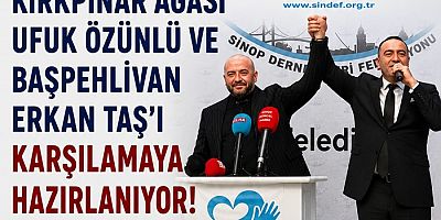 Kırkpınar Ağası Ufuk Özünlü ve Başpehlivan Erkan Taş Sinop'ta Karşılanacak