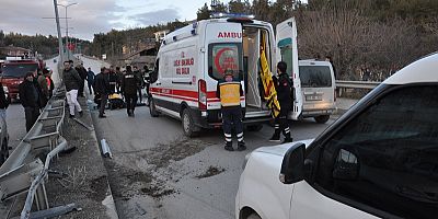 Pazar Yokuşu’nda Feci Kaza: Araç Ters Döndü, 1 Yaralı