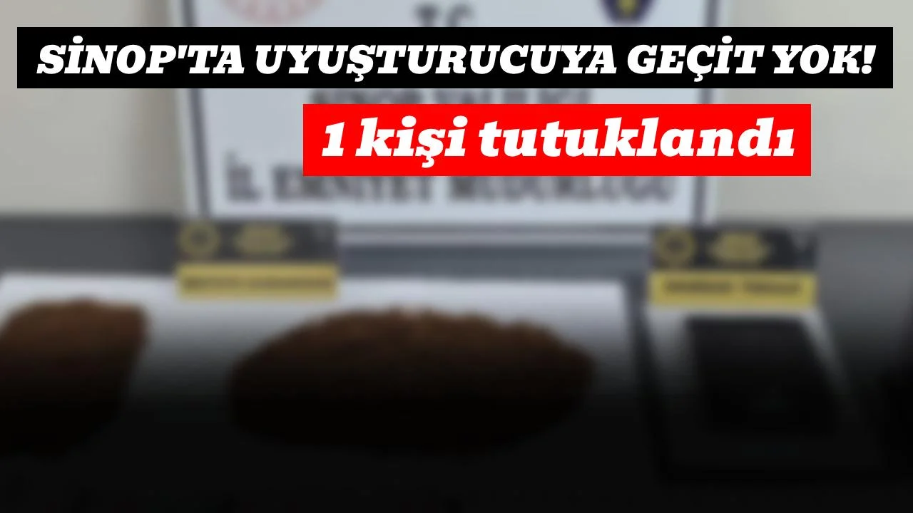 Sinop Merkezde Narkotik Baskını