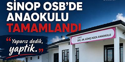 SİNOP OSB’DEN GELECEĞE DEĞERLİ YATIRIM