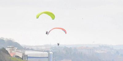 Sinop Semalarında Kış Güneşi  Adrenalin Tutkunları Dondurucu Soğuğa Meydan Okudu