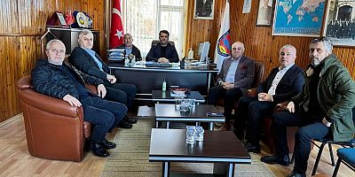 Sinop THK’dan Şoförler Odası Başkanı Özçelik’e Ziyaret