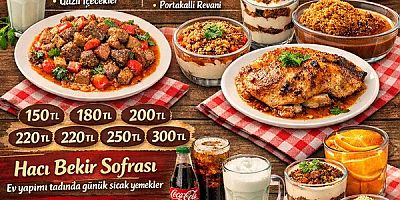 Tablldot Usulü Ev Yemeklerinin Adresi Hacı Bekir Sofrası
