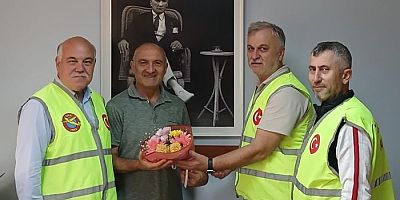 THK Sinop Şubesinden Gazi Avukat Faruk Baş’a Anlamlı Ziyaret