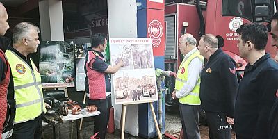 THK Sinop Şubesinden İtfaiye Haftası Ziyareti