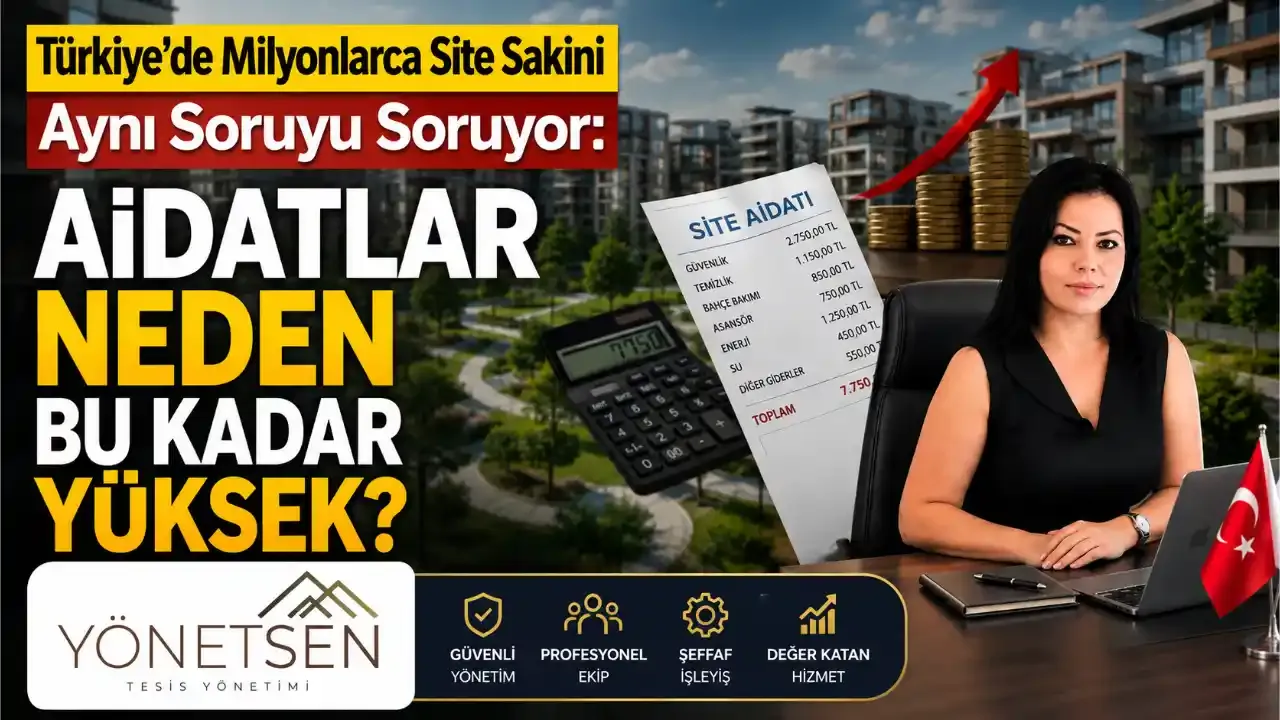 Türkiye'de Site Aidatları Neden Yüksek? İşte Yüksek Aidatın Sebepleri ve Çözümü