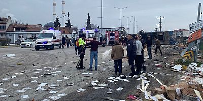 Vezirköprü Esentepe Mahallesi’nde Korku Dolu Anlar Tır Biçti